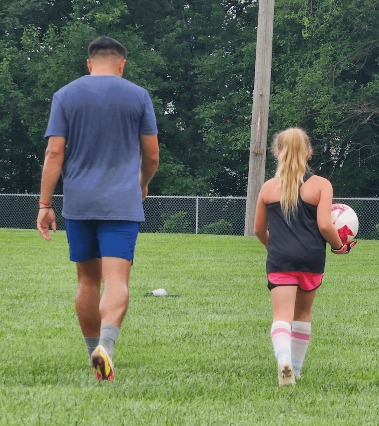 Soccer field training location